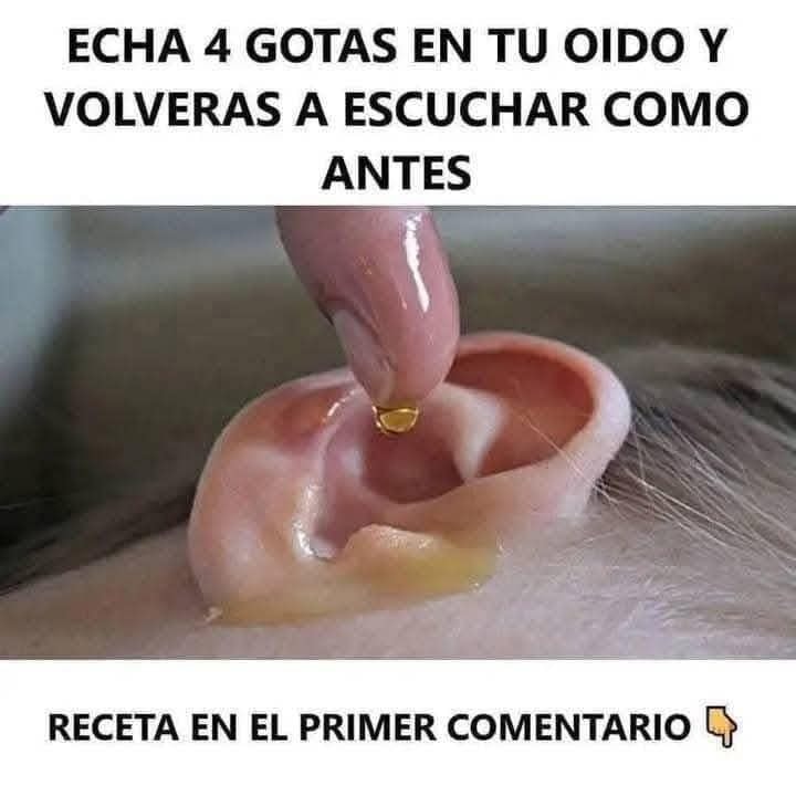 Gotas en el oído