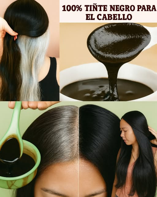 Método natural para teñir el cabello a negro